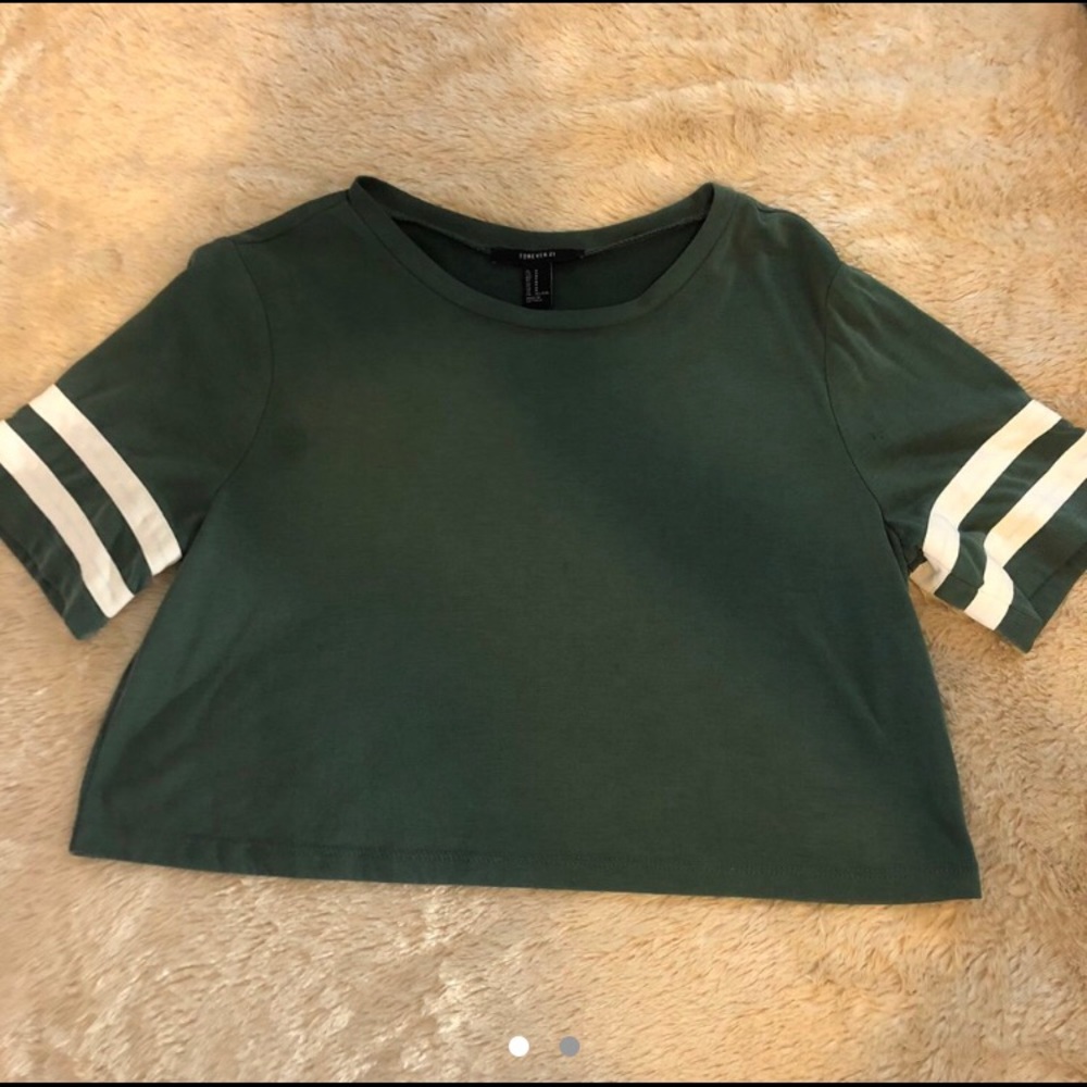 Forever 21 Dark Green Crop Top !